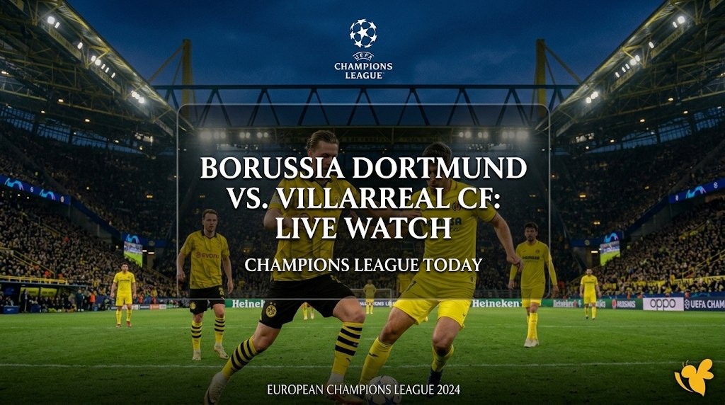 Dortmund Face Villarreal Today: Kickoff Time and Where to Watch Dortmund Face Villarreal Today: Kickoff Time and Where to Watch