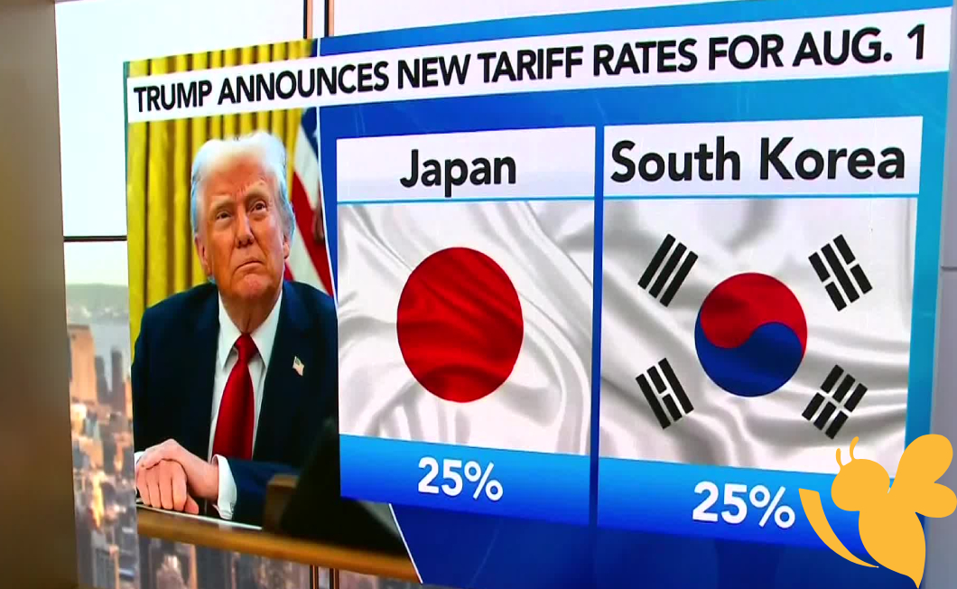 New Trump Tariffs Threaten to Deepen Economic Troubles for Japan and South Korea