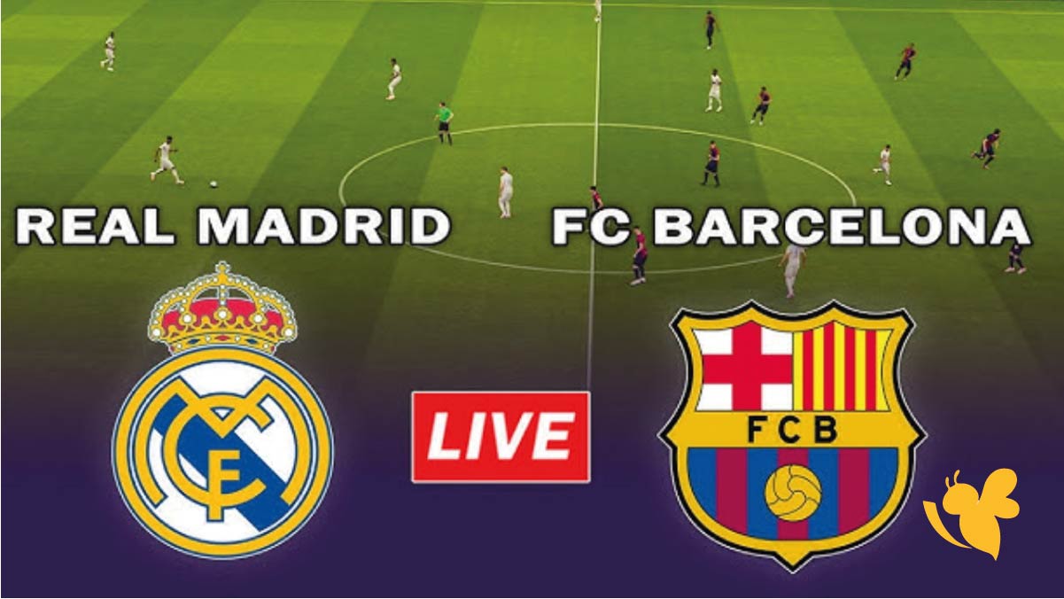 Live broadcast.. Watch today&rsquo;s Barcelona vs Real Madrid match in the highly anticipated El Cl&aacute;sico HD.
