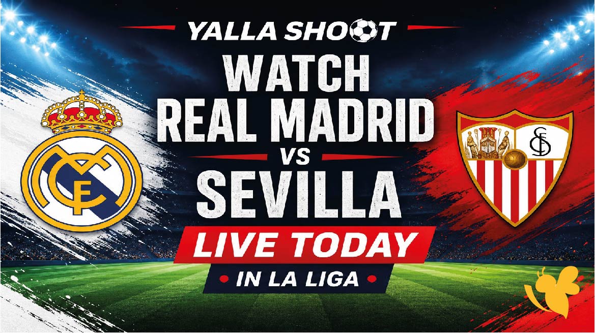 Yalla Shoot Watch Real Madrid vs Sevilla Live Today in La Liga