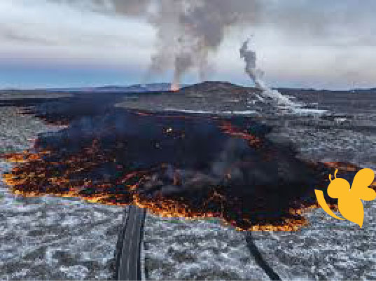 Icelandic Volcano Erupts Once More Without Endangering Nearby Towns