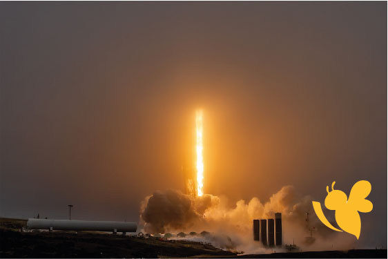 SpaceX Launches 24 Starlink Satellites into Polar Orbit Aboard Falcon 9 from California