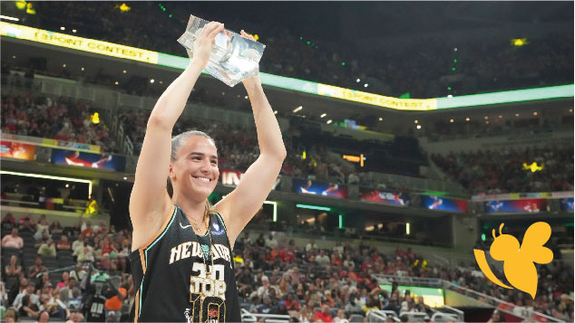 Sabrina Ionescu clinches victory in WNBA All-Star 3-point shootout