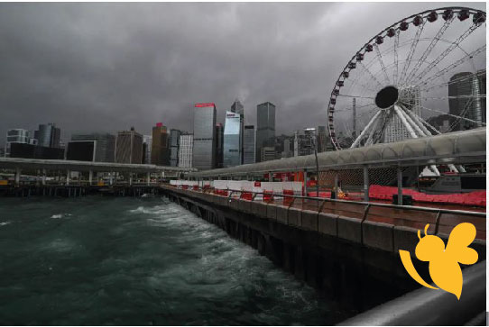 Typhoon Wipha Strikes Hong Kong, Triggers Highest Storm Alert