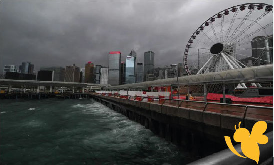 Wipha Batters Hong Kong, Forces City Into Emergency Storm Mode