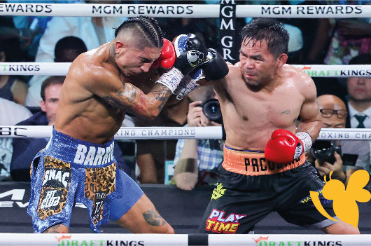 Manny Pacquiao battles through all rounds to secure a majority draw against Mario Barrios