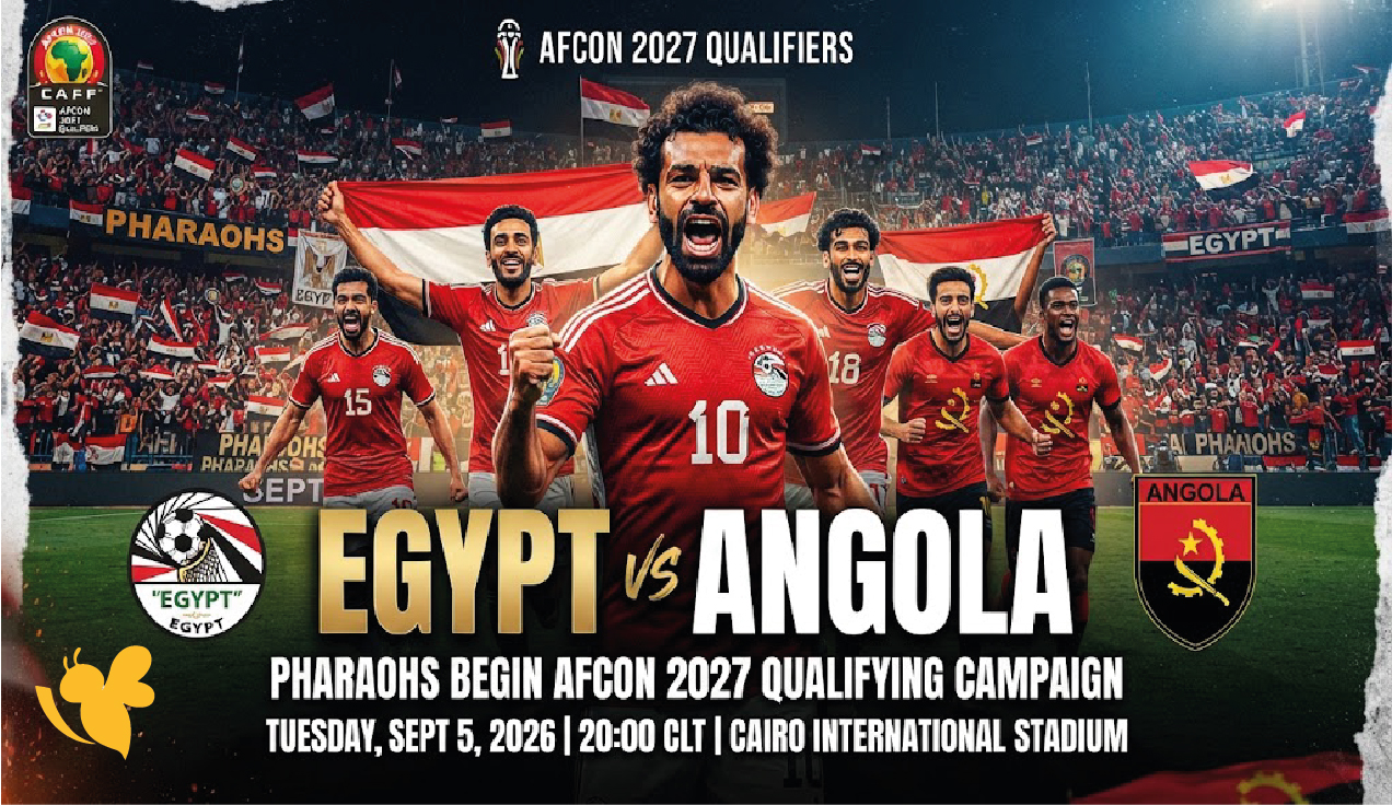 Egypt vs Angola: Pharaohs Begin AFCON 2027 Qualifying Campaign