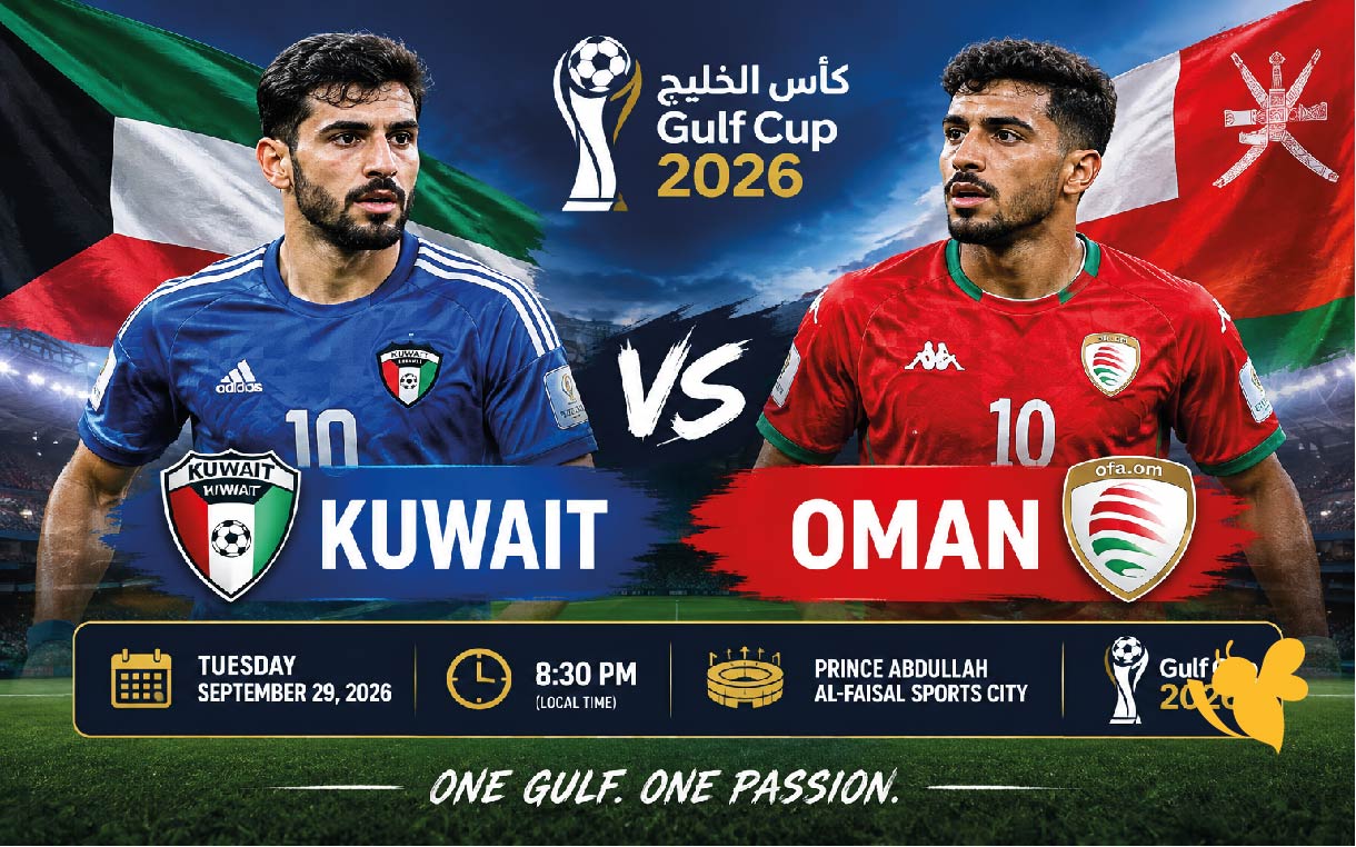 Kuwait vs Oman: Full Match Details for Gulf Cup 2026
